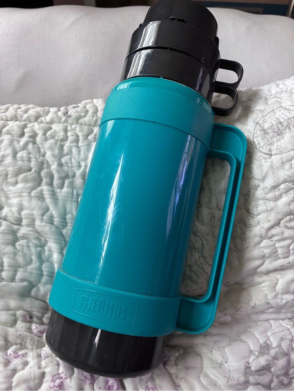 Thermal Aqua Blue Insulated Thermos Flask
